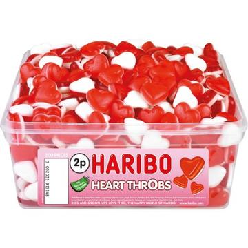 Haribo 2p Heart Throbs Tub 300 Pack