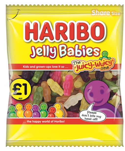 Haribo Jelly Babies 160g x 12