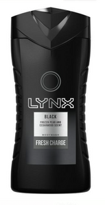 Lynx Black Shower Gel 250ml x 6