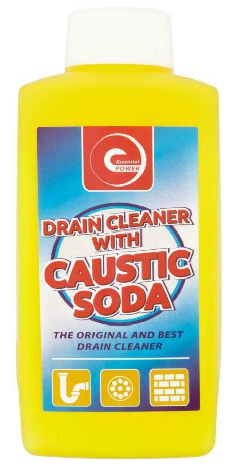 Essential Power Drain Cleaner with Caustic Soda 500g x 6
