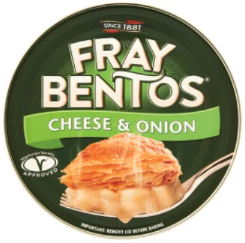 Fray Bentos Cheese & Onion Pie 425g x 6