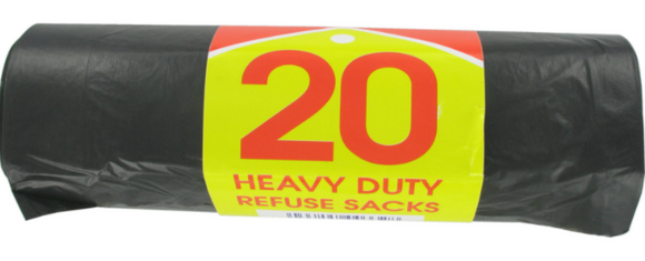 Heavy Duty Refuse Sacks 20s x 30