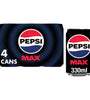 PEPSI MAX 330ml 4pk 6s