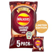 WALKERS SAUSGE SARNIE 5pk