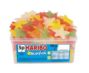 Haribo 6p Starfish Tub 100s