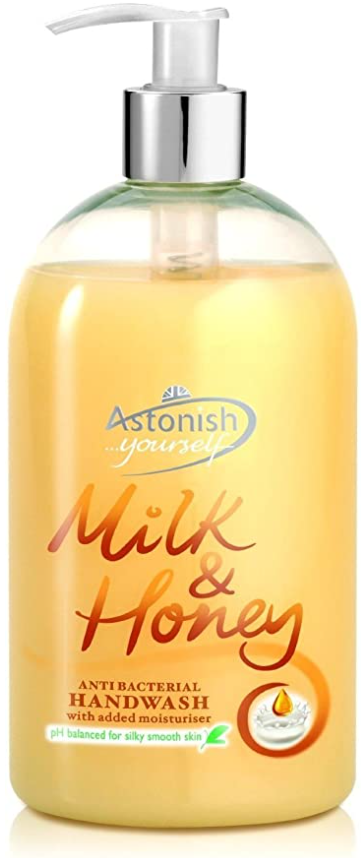 Astonish Antibacterial Handwash Milk & Honey 500ml x 12