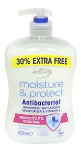 Astonish Moisture & Protect Antibacterial Handwash 650ml x 12