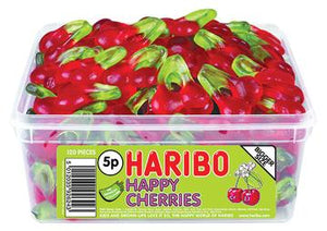 Haribo 6p Happy Cherry Tub 100s