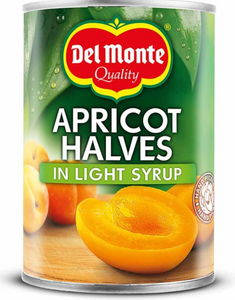 Del Monte Apricot Halves in Light Syrup 420g x 12