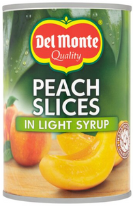 Del Monte Peach Slices in Light Syrup 420g x 12