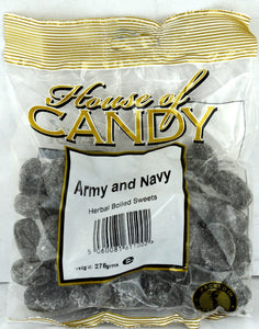 House Of Candy Army and Navy Sweets 275g x 24