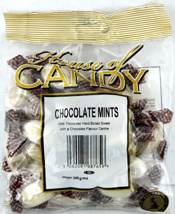 House Of Candy Chocolate Mints 200g x 24
