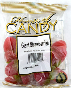 House Of Candy Giant Strawberries 225g x 24