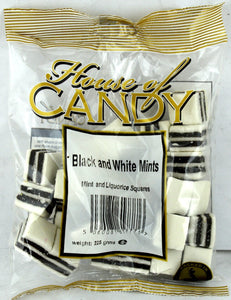 House Of Candy Black and White Mints 225g x 24