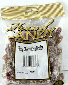 House Of Candy Fizzy Cherry Cola Bottles 350g x 24