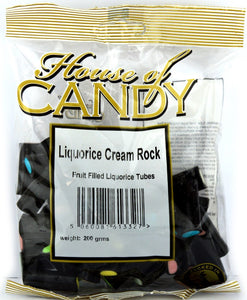 House Of Candy Liquorice Cream Rock 225g x 24