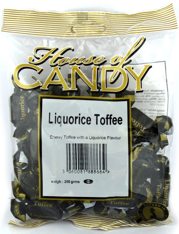 House Of Candy Liquorice Toffee 200g x 24