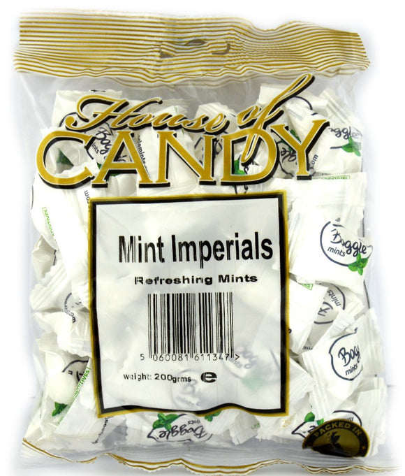 House Of Candy Mint Imperials 250g x 24