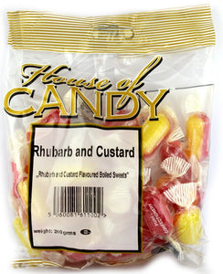 House Of Candy Rhubarb & Custard Sweets 280g x 24