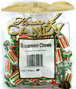 House Of Candy Spearmint Chews 200g x 24