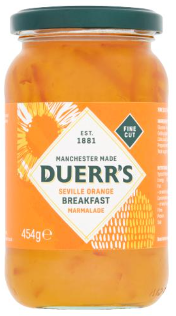 Duerr's Seville Orange Marmalade 454g x 6