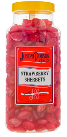 Joseph Dobson Strawberry Sherbets Jar 3kg