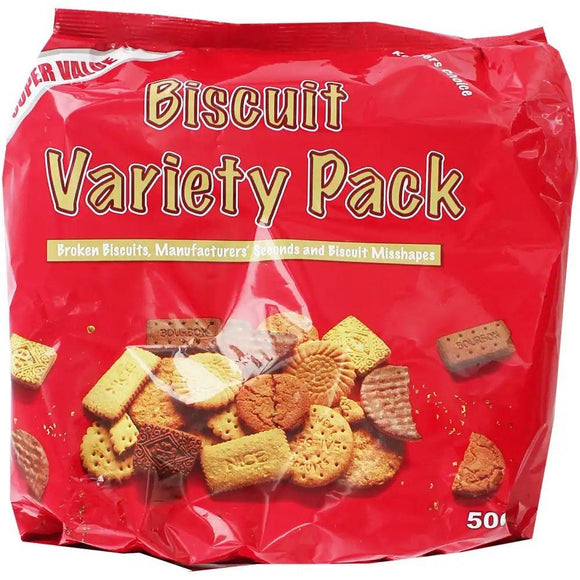 Keepers Choice Biscuit Variety Pack 500g x 20