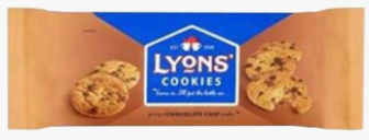 Lyons Choc Chips Cookies 200g x 30