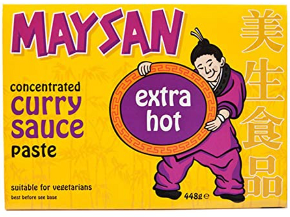 Maysan Concentrated Curry Sauce Extra Hot 448g x 12