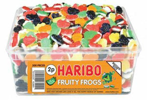Haribo 2p Fruity Frog Tub 300 Pack