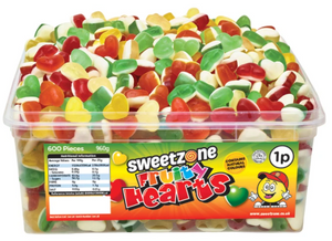 Sweetzone 1p Fruity Hearts Tub 600s