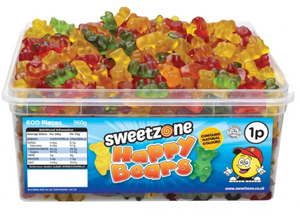 Sweetzone 1p Happy Bears Tub 600s