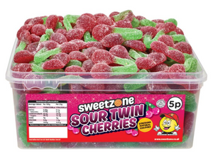 Sweetzone 5p Sour Twin Cherries Tub 120s