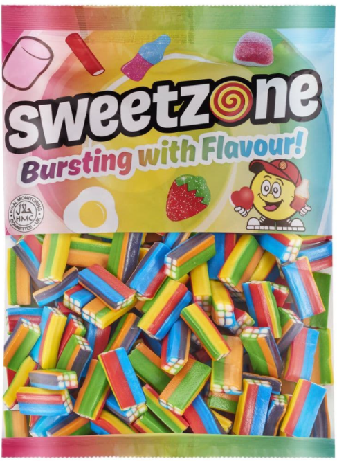 Sweetzone Rainbow Bricks 1kg x 12