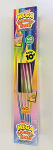 Swizzels Mega 10p Rainbow Dust Straws 10p x 60