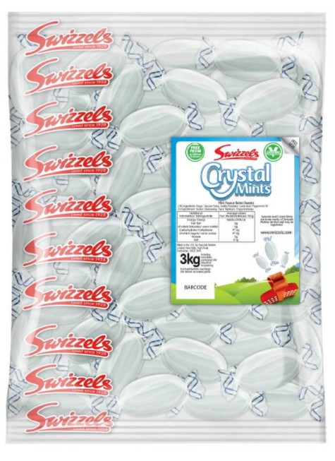 Swizzels Crystal Mints Bulk 3kg
