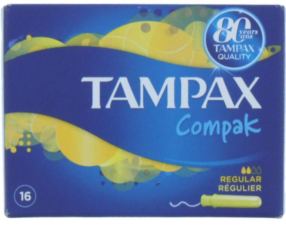 Tampax Compact Regular 16s x 12