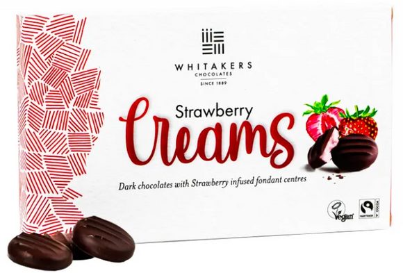 Whitakers Strawberry Creams 100g x 16